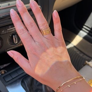 Gorjana - Rose Ring & Laney Ring (Size 8)